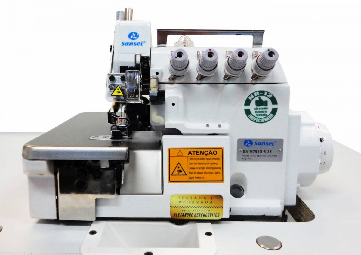 Magazine da Costura MÁQUINA DE COSTURA OVERLOCK DIRECT DRIVE SANSEI